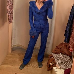 House of Sunny sweater set (royal blue)